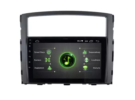 Штатная магнитола Incar DTA-6104 (Mitsubishi Pajero-4) Android 9, Wi-fi, IPS, 9"