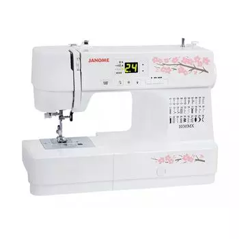 Швейная машина Janome 1030 MX белый/цветы