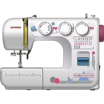 Швейная машина Janome Excellent Stitch 18A белый