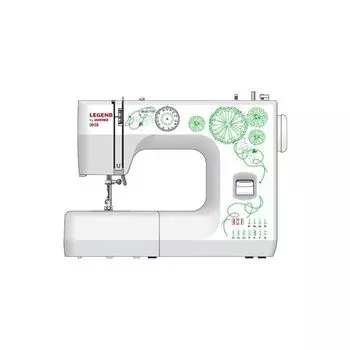 Швейная машина Janome Legend LE15 белый/цветы