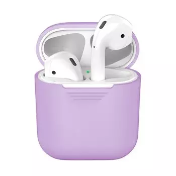 Чехол силиконовый Deppa для AirPods violet