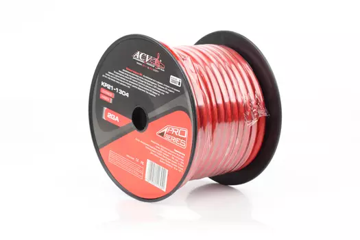 Силовой кабель красный ACV KP21-1304 2AWG (25m)