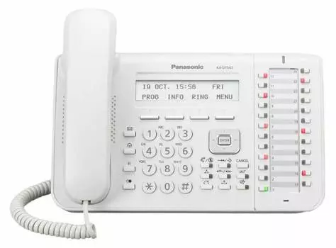 Системный телефон Panasonic KX-DT543RU белый