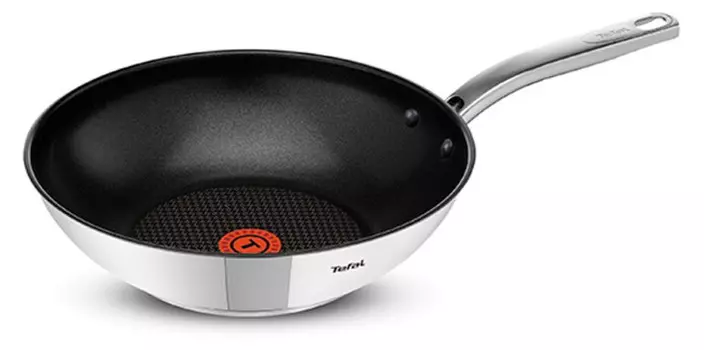 Сковорода-вок Tefal Intuition A7031904 28 см (2100102486) серебристый