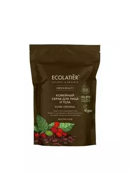 Скраб для лица и тела ECOLATIER Кофе Original 40г
