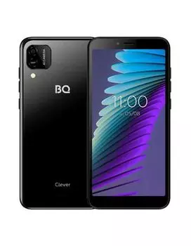 Смартфон BQ 5765L CLEVER BLACK (2 SIM, ANDROID)