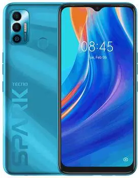 Смартфон Tecno Spark 7 4/64Gb Morpheus Blue