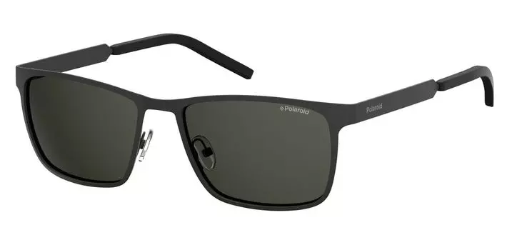 Солнцезащитные очки унисекс Polaroid 2047/S MTT BLACK (20015100357M9)
