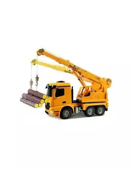 Спецтехника Автокран Mercedez-Benz 1:20 на РУ (свет,звук) стрела крана поднимается,вращение 360 градусов E526-003
