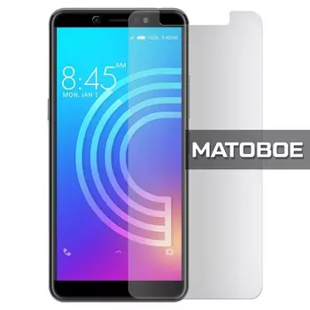 Стекло защитное гибридное МАТОВОЕ Krutoff для ITEL A44