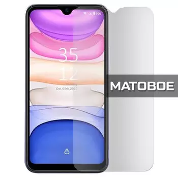 Стекло защитное гибридное МАТОВОЕ Krutoff для ITEL A48