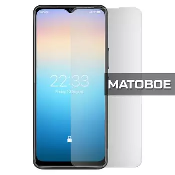 Стекло защитное гибридное МАТОВОЕ Krutoff для ITEL A49