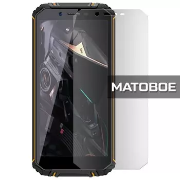 Стекло защитное гибридное МАТОВОЕ Krutoff для Oukitel WP18