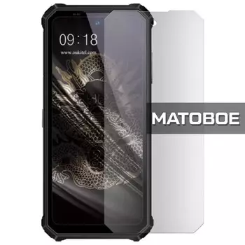 Стекло защитное гибридное МАТОВОЕ Krutoff для Oukitel WP19