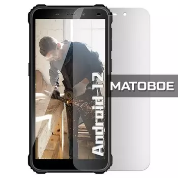 Стекло защитное гибридное МАТОВОЕ Krutoff для Oukitel WP20