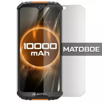 Стекло защитное гибридное МАТОВОЕ Krutoff для Oukitel WP6