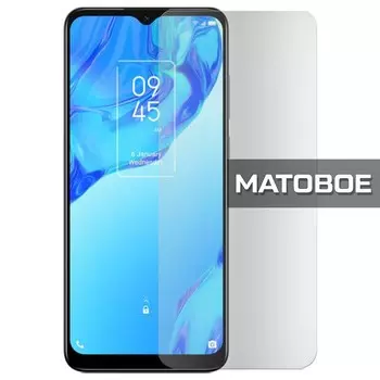 Стекло защитное гибридное МАТОВОЕ Krutoff для TCL 20B