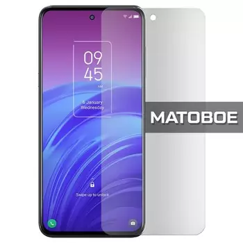Стекло защитное гибридное МАТОВОЕ Krutoff для TCL 20L