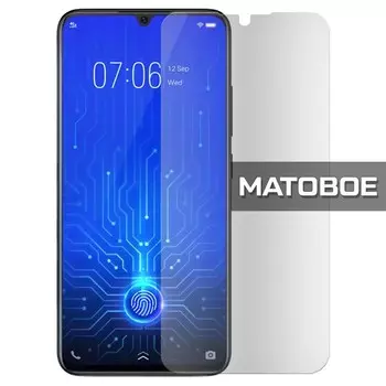 Стекло защитное гибридное МАТОВОЕ Krutoff для Vivo V11