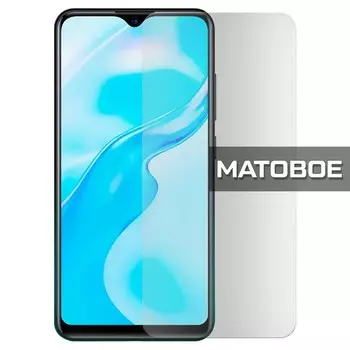 Стекло защитное гибридное МАТОВОЕ Krutoff для Vivo Y1s