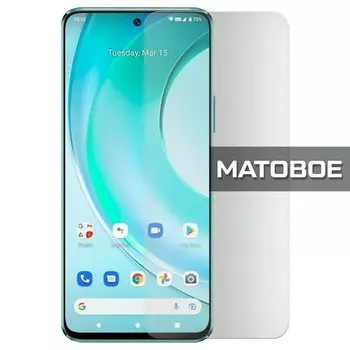 Стекло защитное гибридное МАТОВОЕ Krutoff для Wiko T50