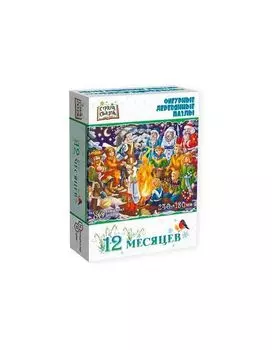 Страна сказок Фигурный деревянный пазл "12 месяцев" 8379