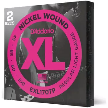 Струны для бас-гитары D'ADDARIO EXL170 TP