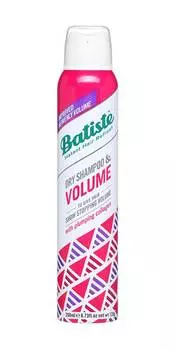 Сухой шампунь для волос Batiste VOLUME невидимая формула для объема безжизненных волос 200 мл