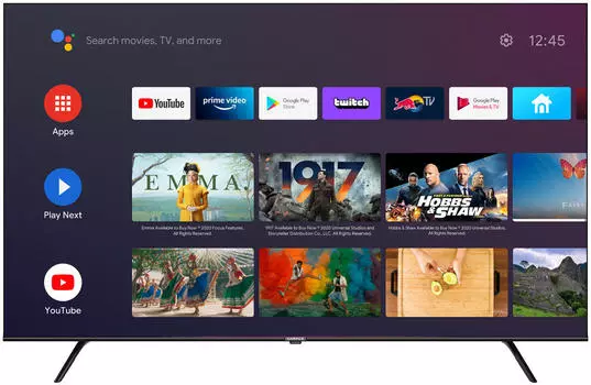 Телевизор Harper 75" 75U770TS черный