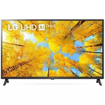 Телевизор LG 43" 43UQ75006LF.ARUB черный