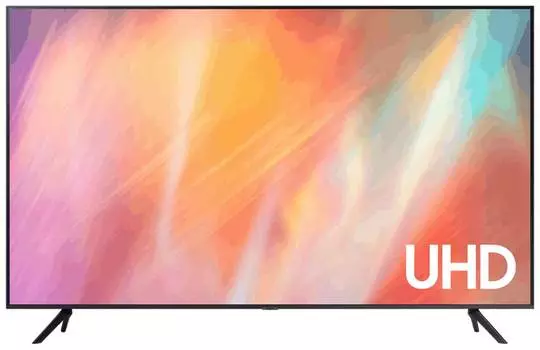 Телевизор Samsung 43" UE43AU7100UXRU серый