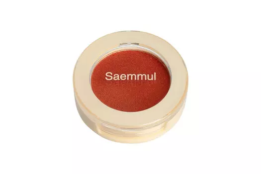 Тени для век мерцающие The Saem Saemmul Single Shadow (Shimmer) OR06 Purity Orange 2 г
