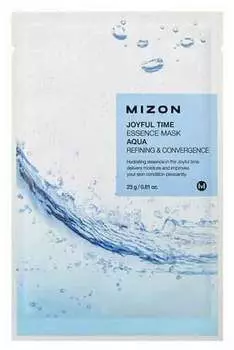 Тканевая маска для лица с морской водой MIZON Joyful Time Essence Mask Aqua