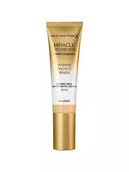 Tональная основа Max Factor Miracle Second Skin Тон 03 light