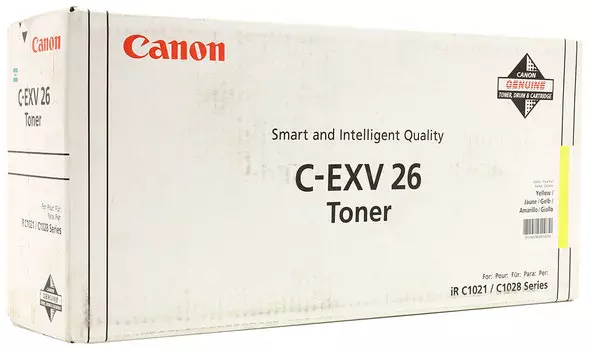 Тонер CANON C-EXV26 Y жёлтый