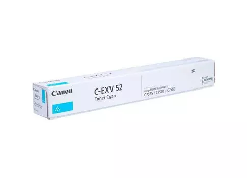 Тонер Canon C-EXV52 C (0999C002) голубой