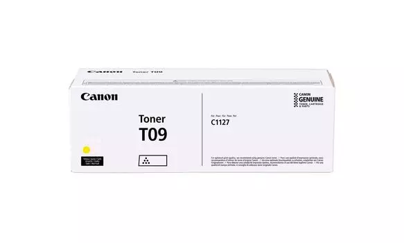 Тонер CANON T09 Y жёлтый