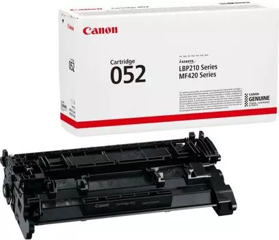Тонер Картридж Canon 052 2199C002 черный (3100стр.) для Canon MF421dw/MF426dw/MF428x/MF429x