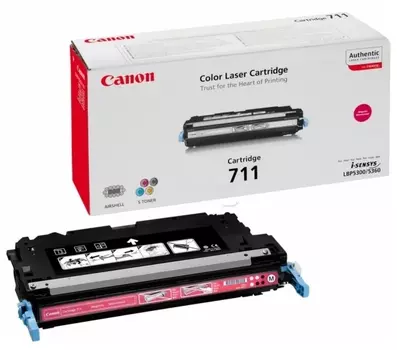 Тонер Картридж Canon 711M 1658B002 пурпурный (6000стр.) для Canon LBP5300/5360