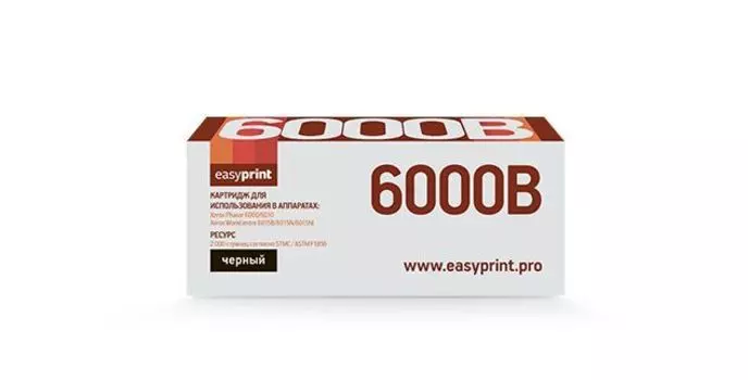 Тонер-картридж EasyPrint LX-6000B Black