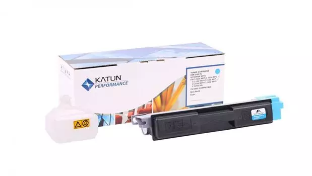 Тонер-картридж Katun для Kyocera FS-C2026MFP/C2126MFP/C2526MFP/C2626MFP/C5250DN/P6026CDN/M6026CDN/M6526CIDN TK-590C cyan 5K