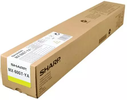 Тонер-картридж Sharp MX60GTYA/MX61GTYA желтый