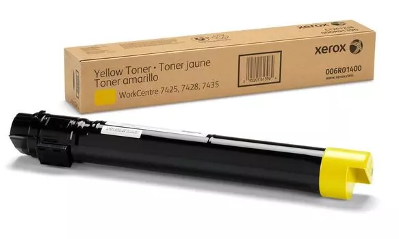 Тонер-картридж XEROX WC 74xx желтый (15K) (006R01400)