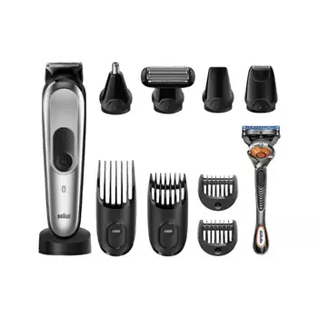 Триммер Braun MGK7220 + Бритва Gillette + 2 кас + чехол