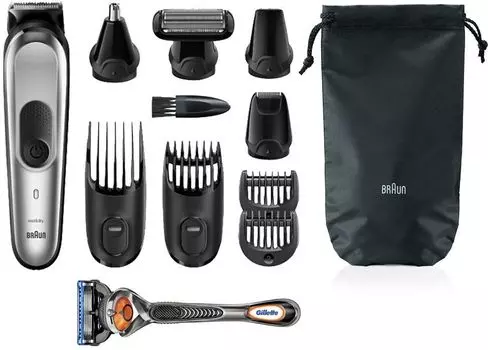 Триммер Braun MGK7221 + бритва Gillette