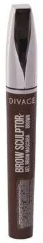Тушь Для Бровей Divage Brow Sculptor Gel Brown № 01