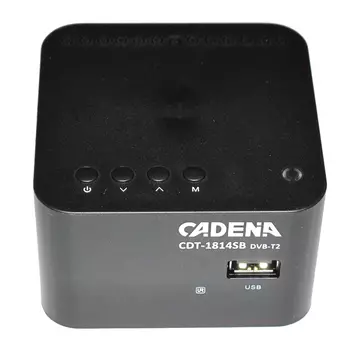 TV-тюнер DVB-T2 CADENA CDT-1814SB