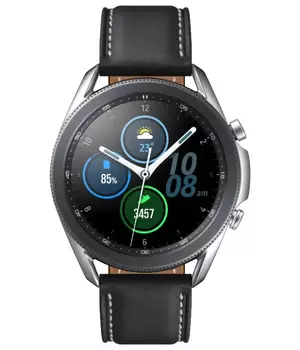 Умные часы Samsung Galaxy Watch 3 45мм Super AMOLED серебристый (SM-R840NZSACIS)