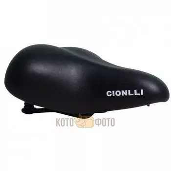 Вело Седло Cionlli 3013 Амортизац (Винил, Пластик, Сталь) 3013