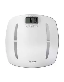 Весы напольные электронные Scarlett SC-BS33ED80 белый
